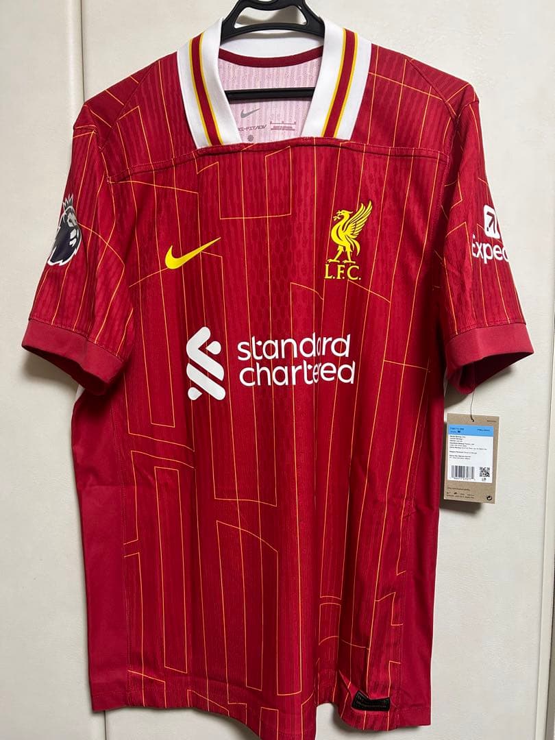 リバプールリヴァプール24-25サラー選手オーセンティックユニフォーム