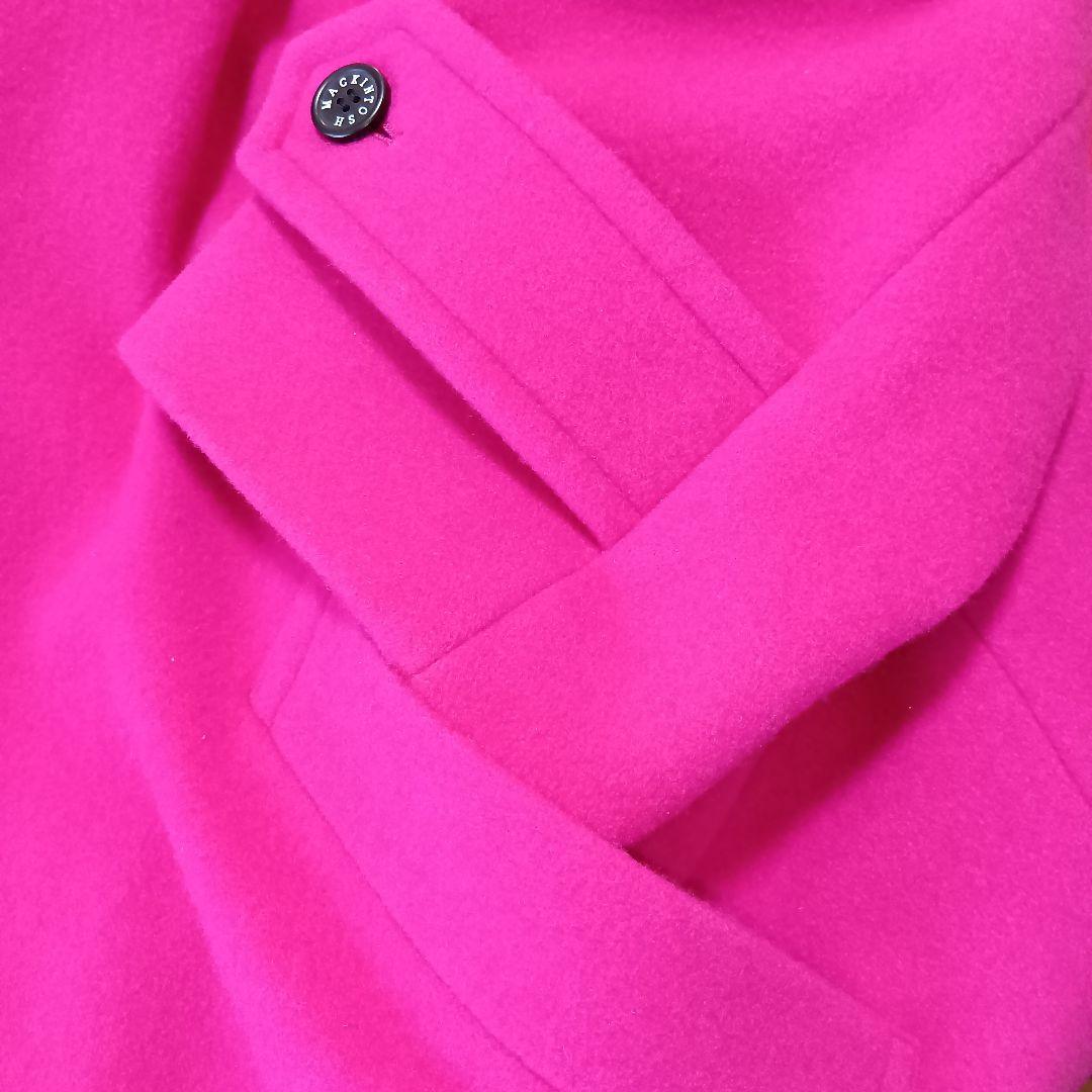 オーバーサイズ ピンクコート