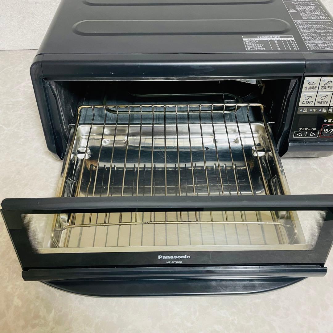 美品　Panasonic フィッシュロースター けむらん亭 NF-RT800-K