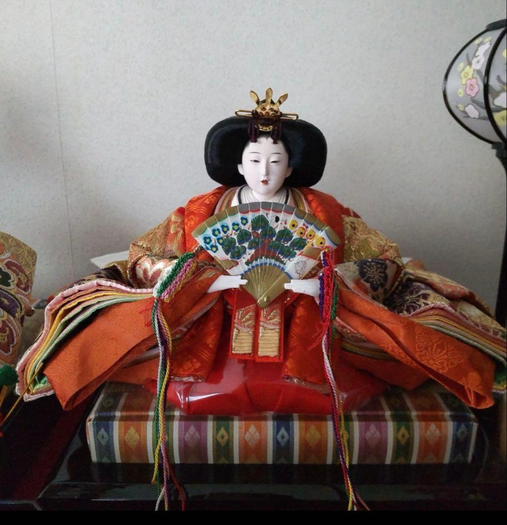 伝統的 雛人形セット （ガラスケースなし）