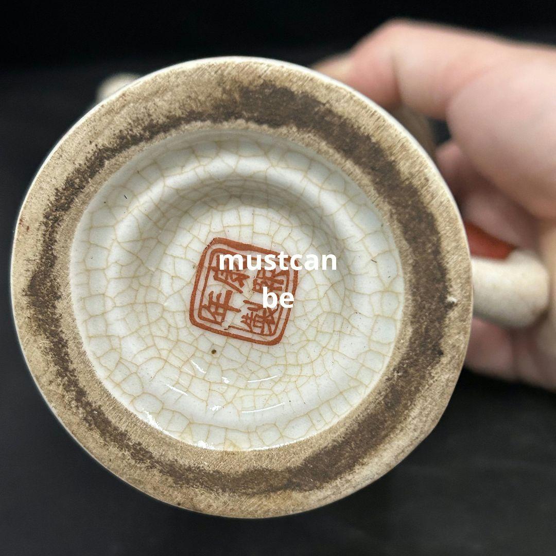 パステル斗彩龍鳳竹節徳利 景徳鎮 陶磁器 装飾品 現代工芸品 美術品 置物