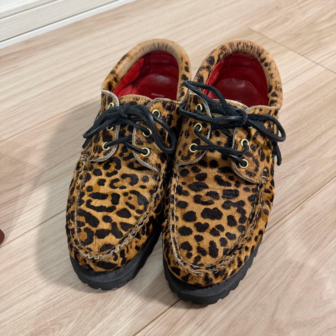 supreme timberland 3 eye レオパード 26.5cm
