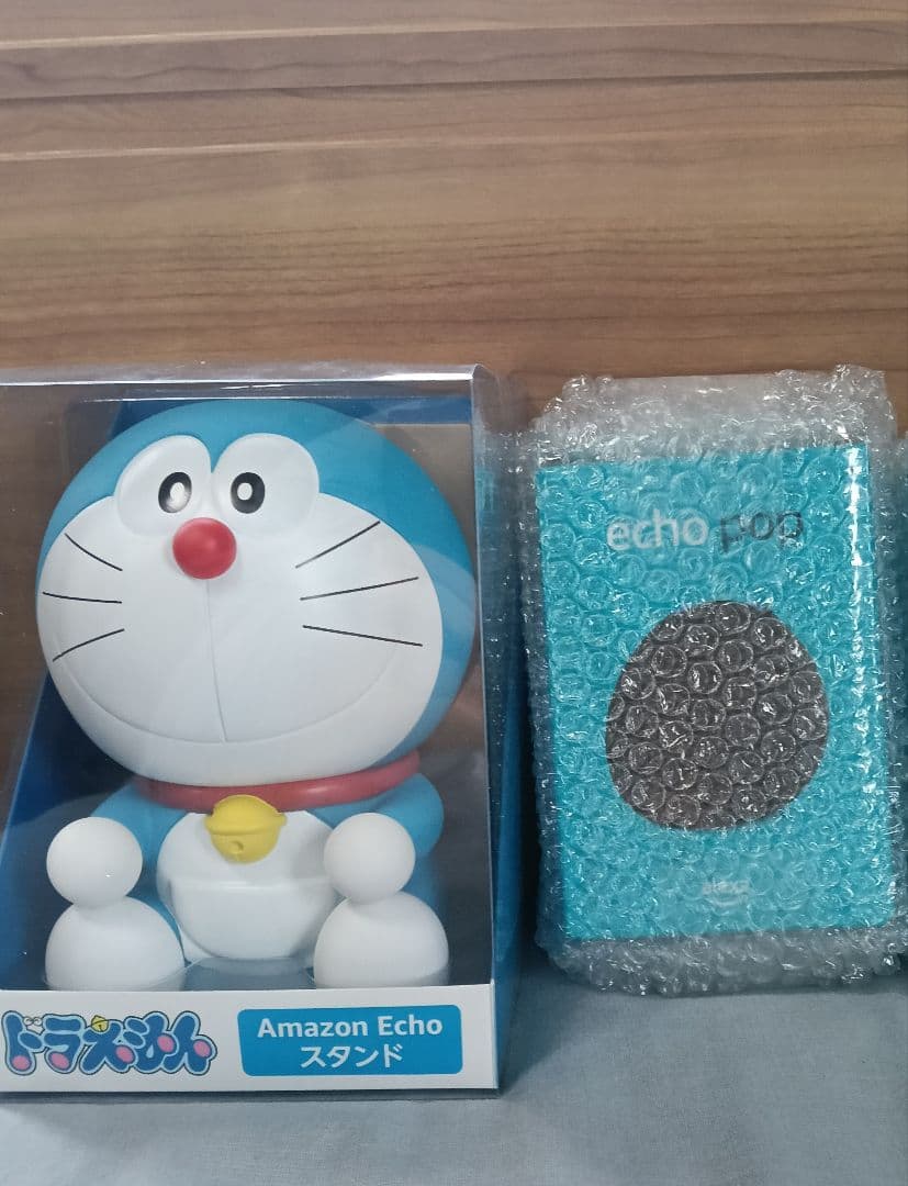 お値下げ中！ドラえもんスタンド&エコーポップ黒セット　新品未開封
