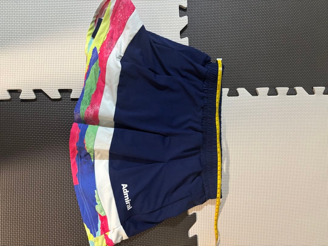 Admiral テニスウェア Sネイビー/マルチカラー　セットアップ