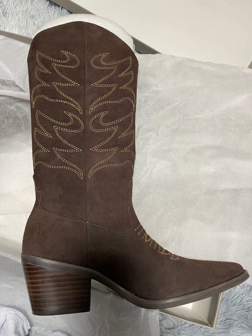 SLY ブラウン ウエスタンブーツ M MICHIXSLY