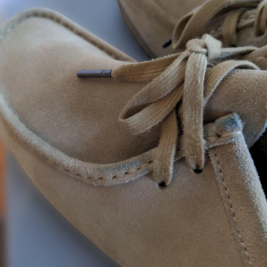 クラークス ワラビー ベージュ スエード UK9 27cm