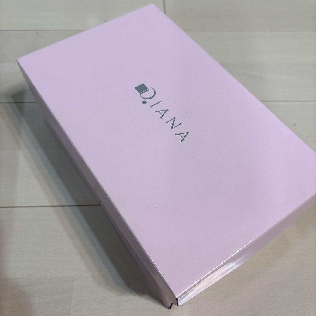 Diana ブラック ヒールサンダル 24.0cm