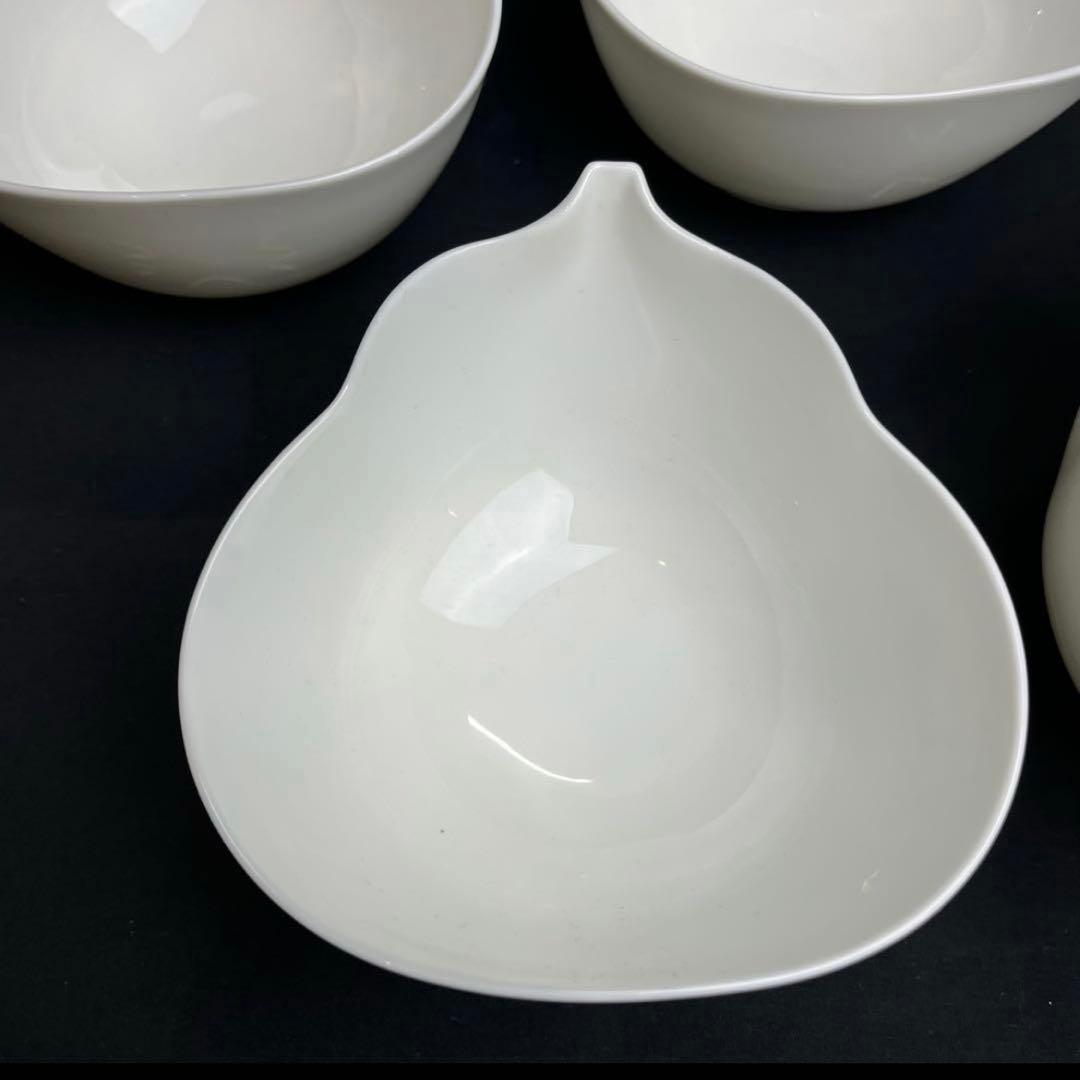 希少！ 深川製磁 瓢箪 六瓢 ZUCCA ズッカ　4客セット　深川白磁