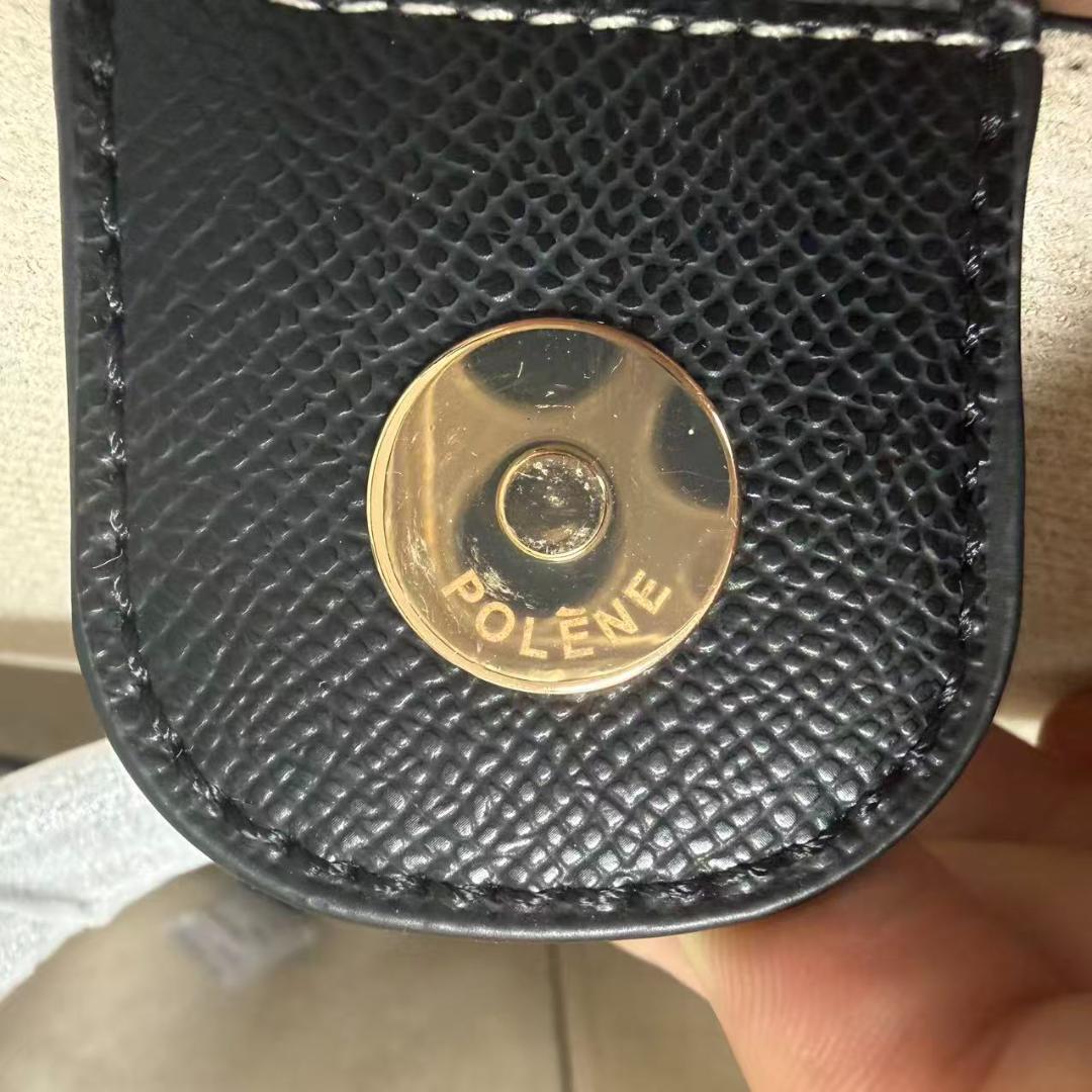 POLENE ブラック ショルダーバッグ 大容量