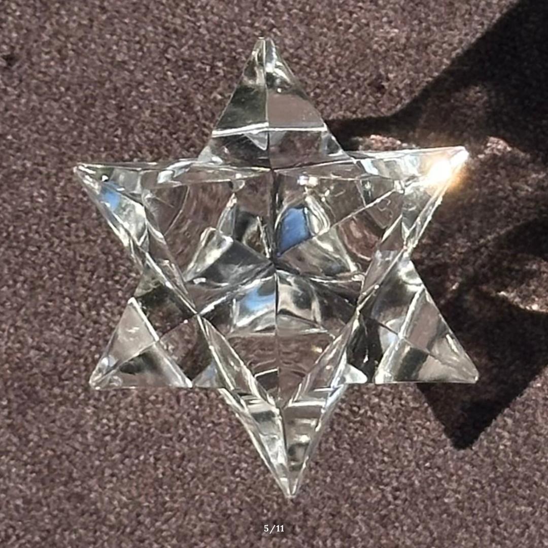 ガネーシュヒマール産【水晶】アステロイド マカバ スター B 最高品質