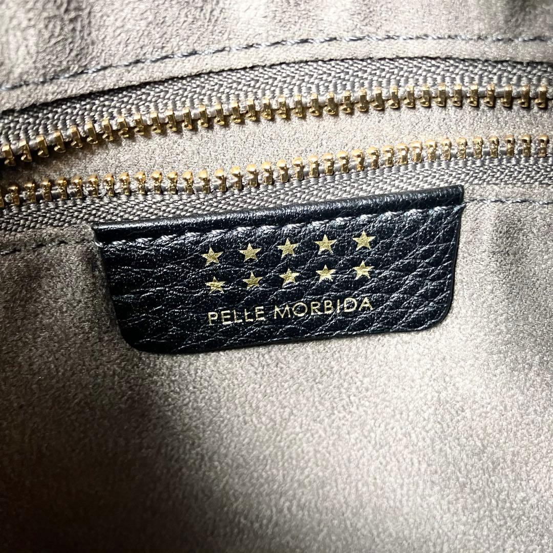 【美品・希少】ペッレモルビダ ハンドバッグ 10th アニバーサリー ブラック