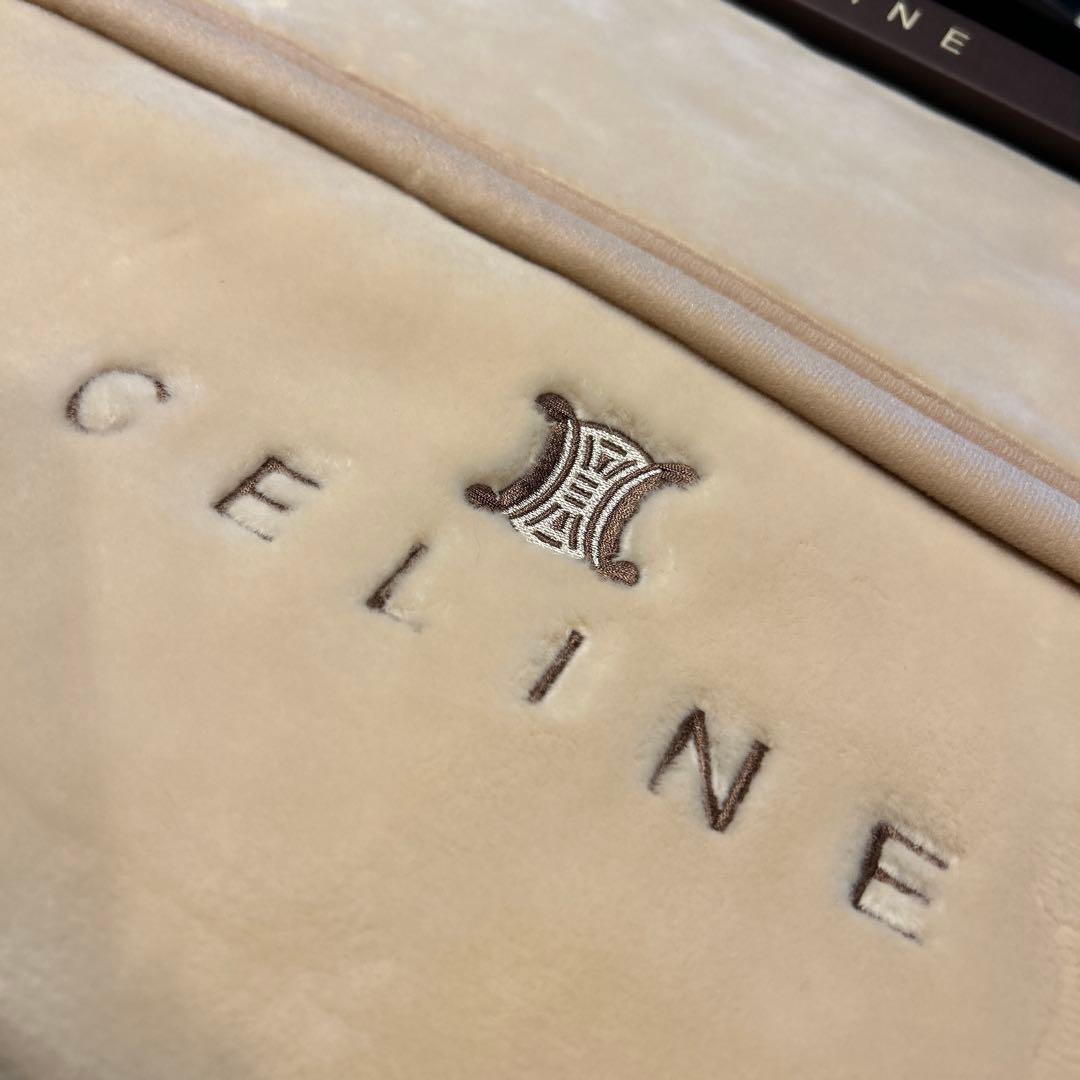 セリーヌ　ニューマイヤー毛布 新品　ブラウン(キャメル)