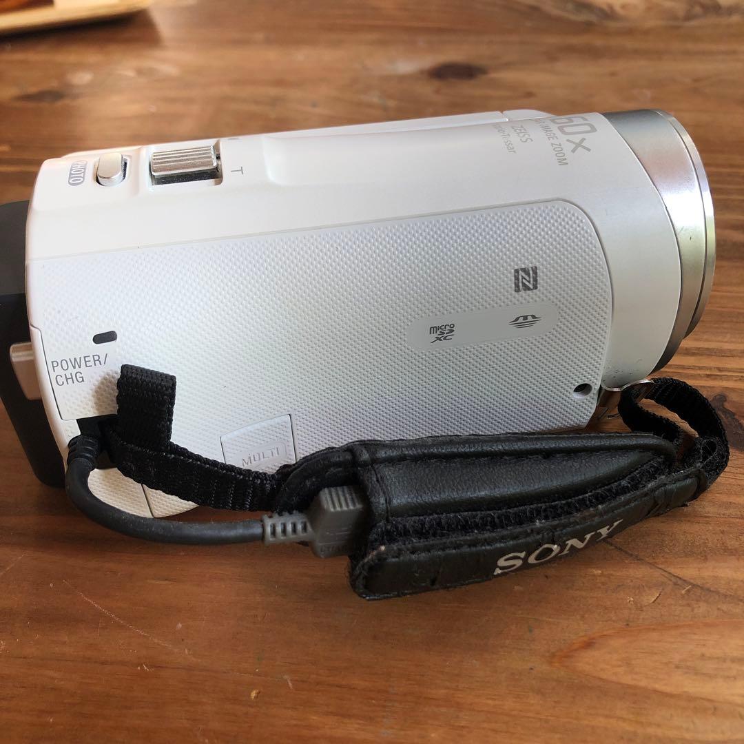 【1月3日まで値下げ】ハンディカム　HDR-CX485 ホワイト　Wi-Fi対応