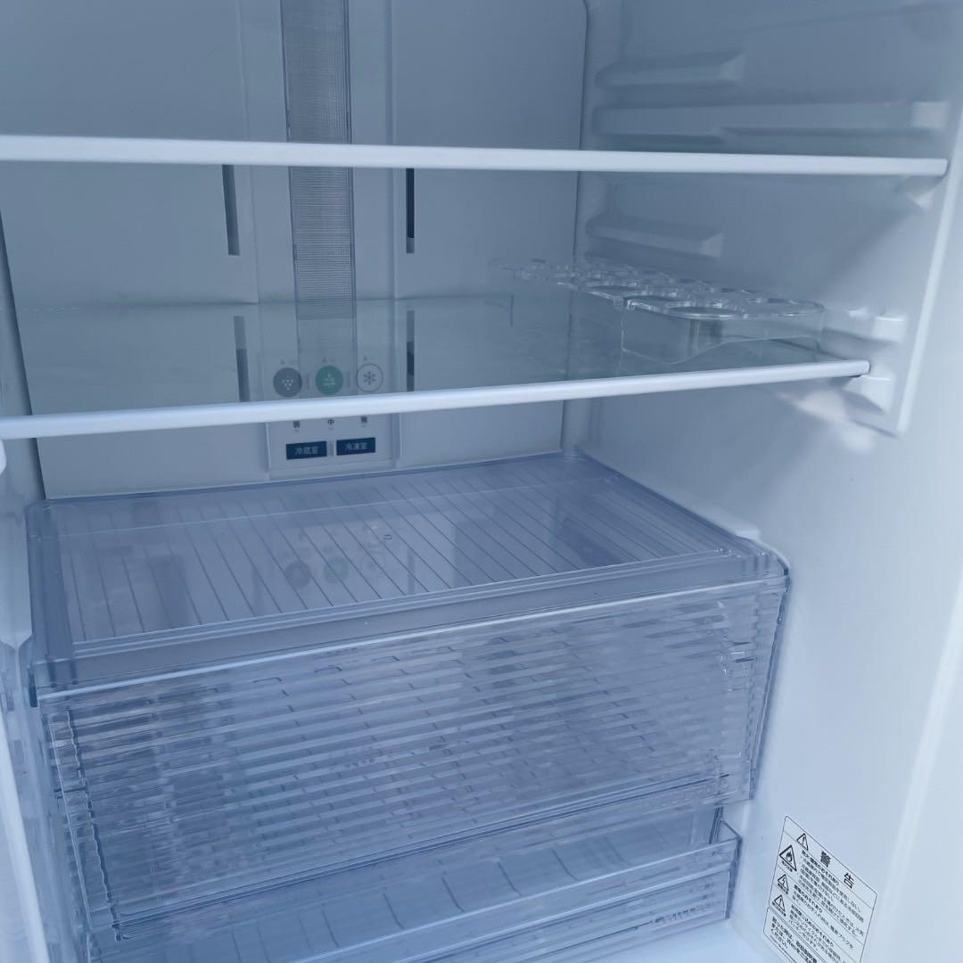 大きめ2ドア280L SHARP2022年SJ-PD28H-W 冷蔵庫【枚方市】