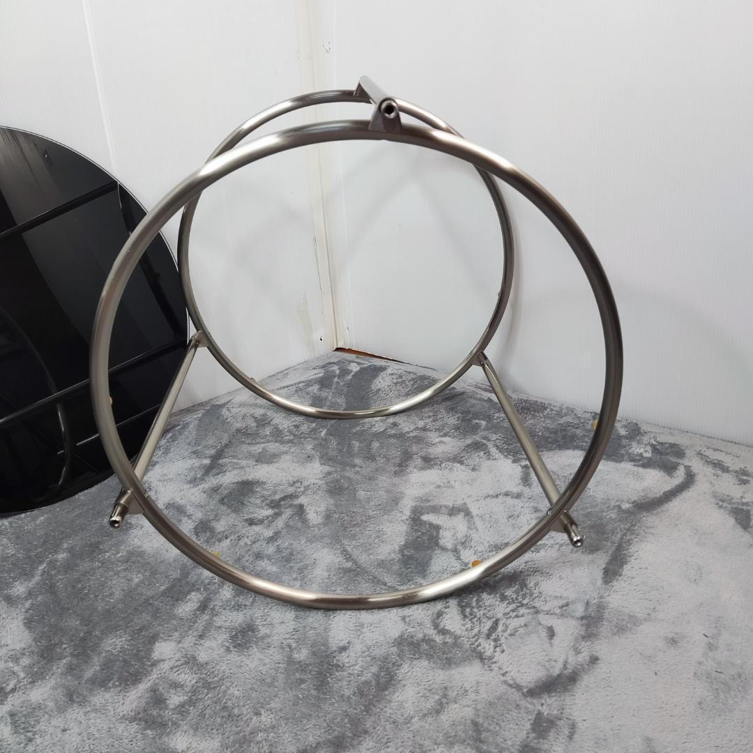 【数日セール】希少　IKEA STRIND キャスター無　サイドテーブル　黒