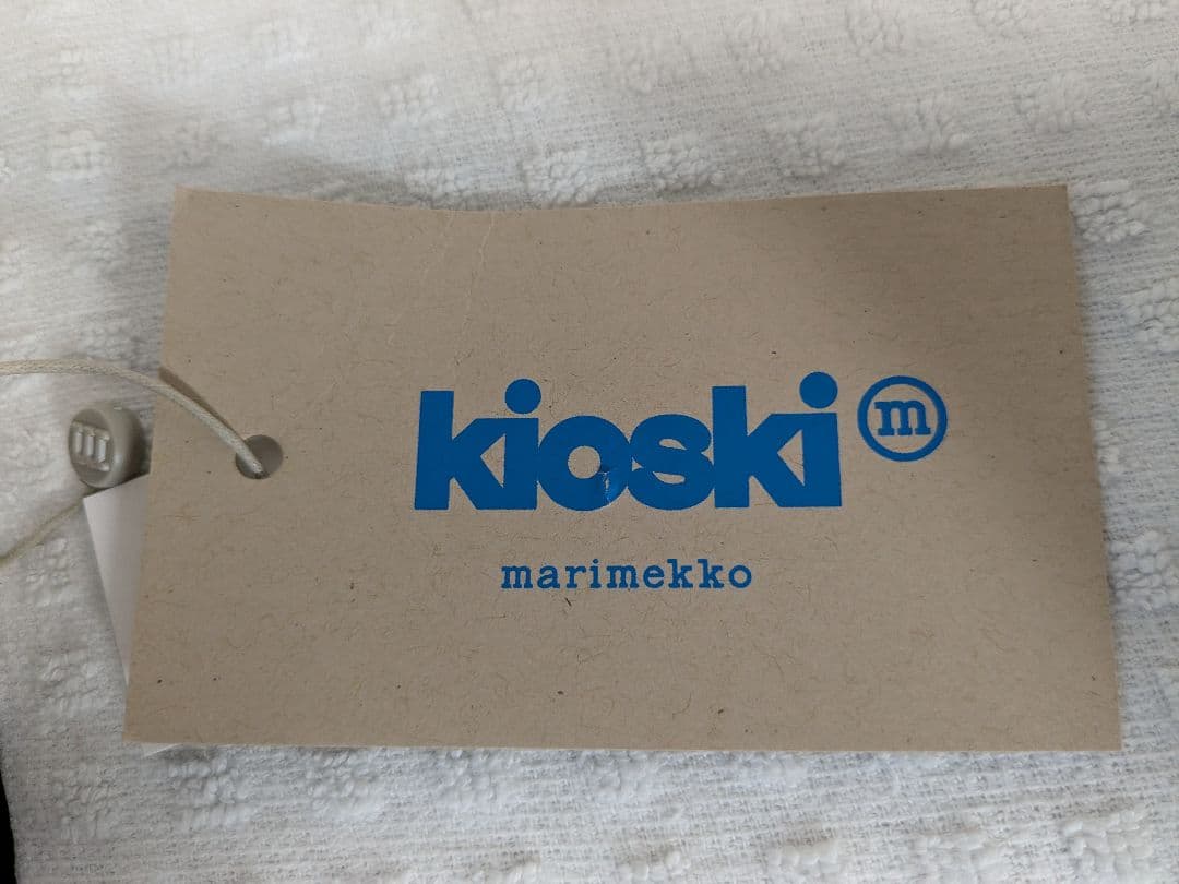 未使用　Marimekko × Kiosk トートバッグ ウニッコ柄 ブラック