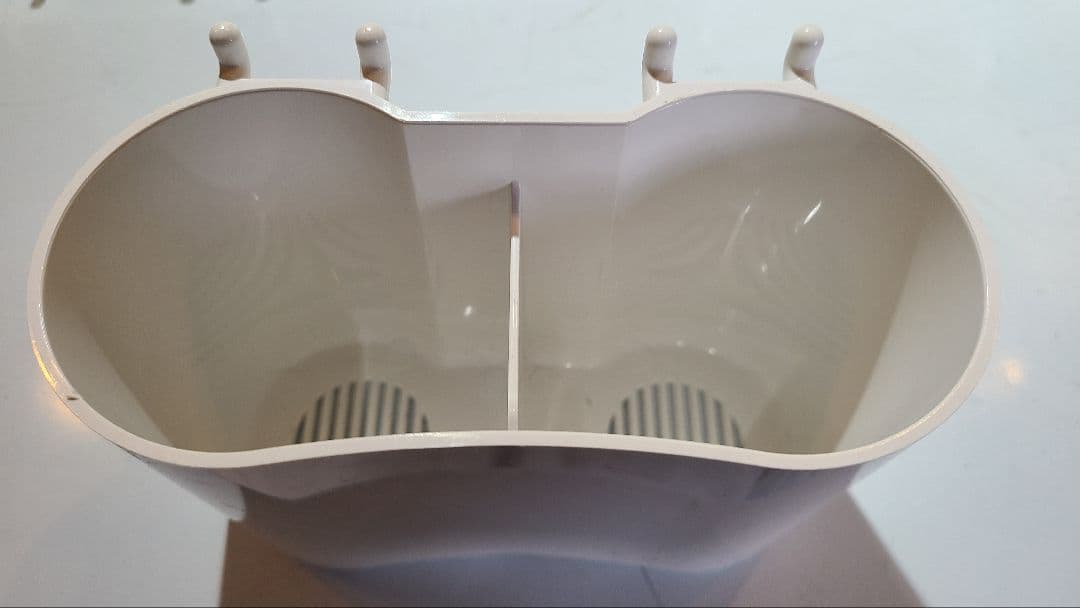 ホワイト 穴あきデザイン 収納トレイセット