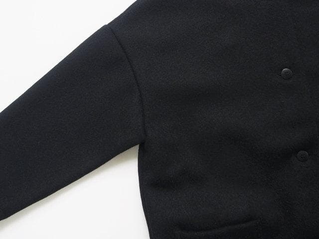 Tandey オローネ　ノーカラーコート・ウールコート