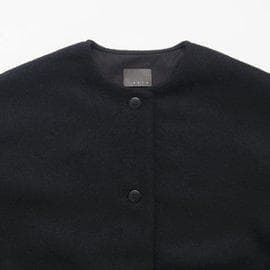 Tandey オローネ　ノーカラーコート・ウールコート