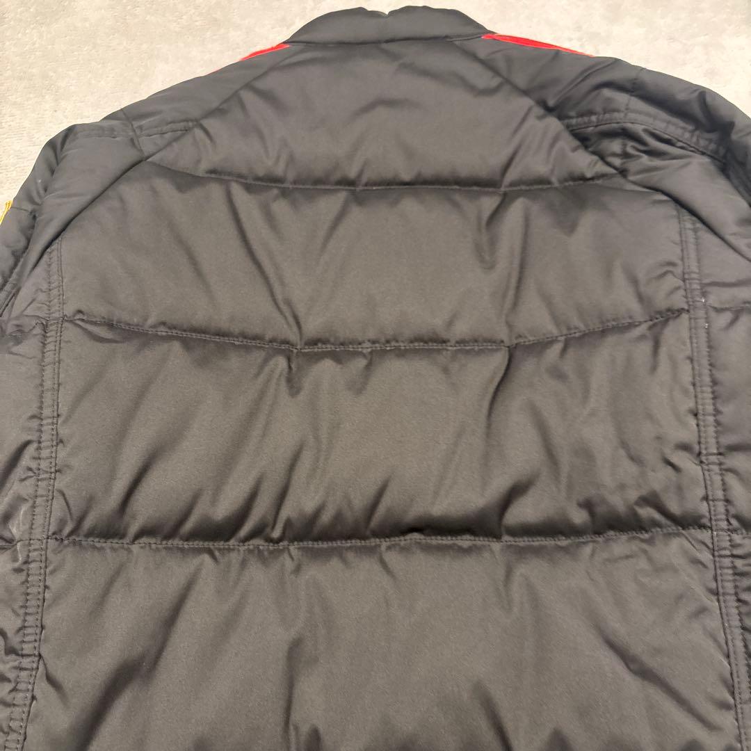 【未使用級✨️】ショット　レーシングジャケットS　中綿ロゴ刺繍　ブラック