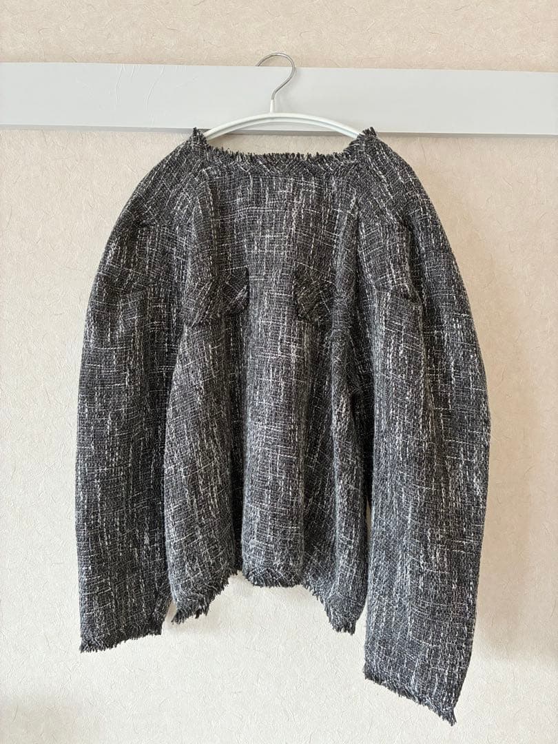 美品　MEER. ツイードプルオーバー