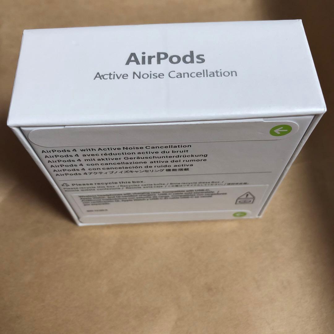 アクティブノイズキャンセリング搭載　Airpod4