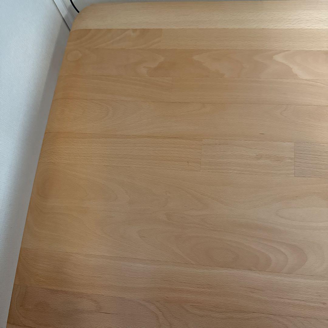 ニトリ 165×85×70 ナチュラルウッド 長方形テーブル