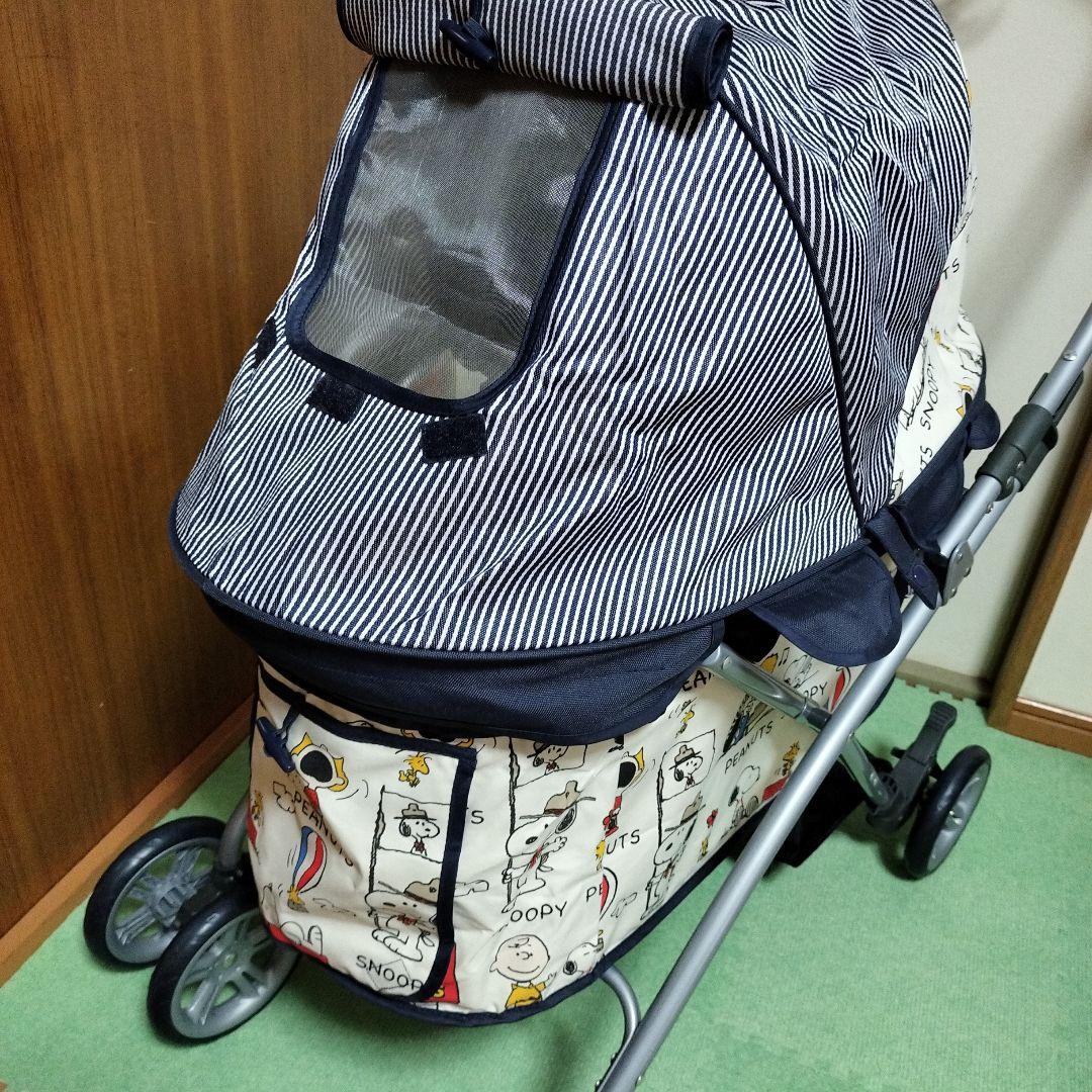 ペットパラダイス　PEANUTS スヌーピー柄　ペットカート