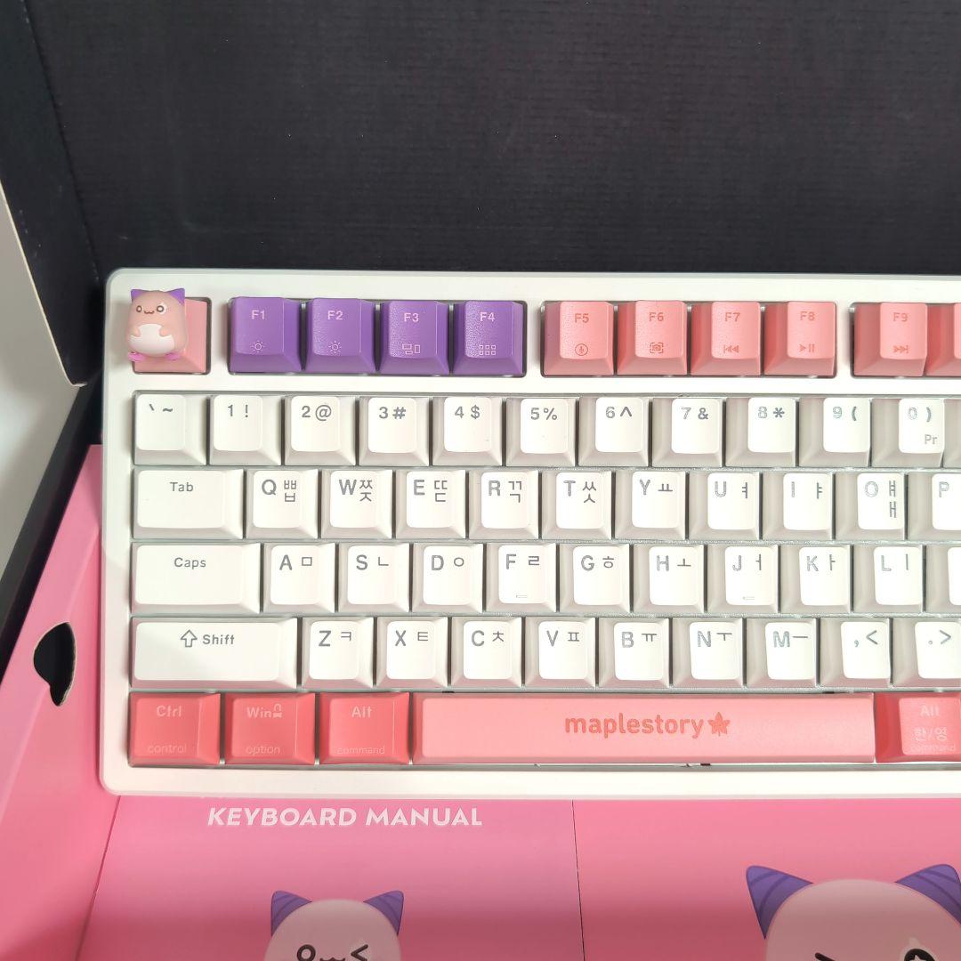 NEXON PRIME メイプルストーリー ピンクビーン ゲーミングキーボード