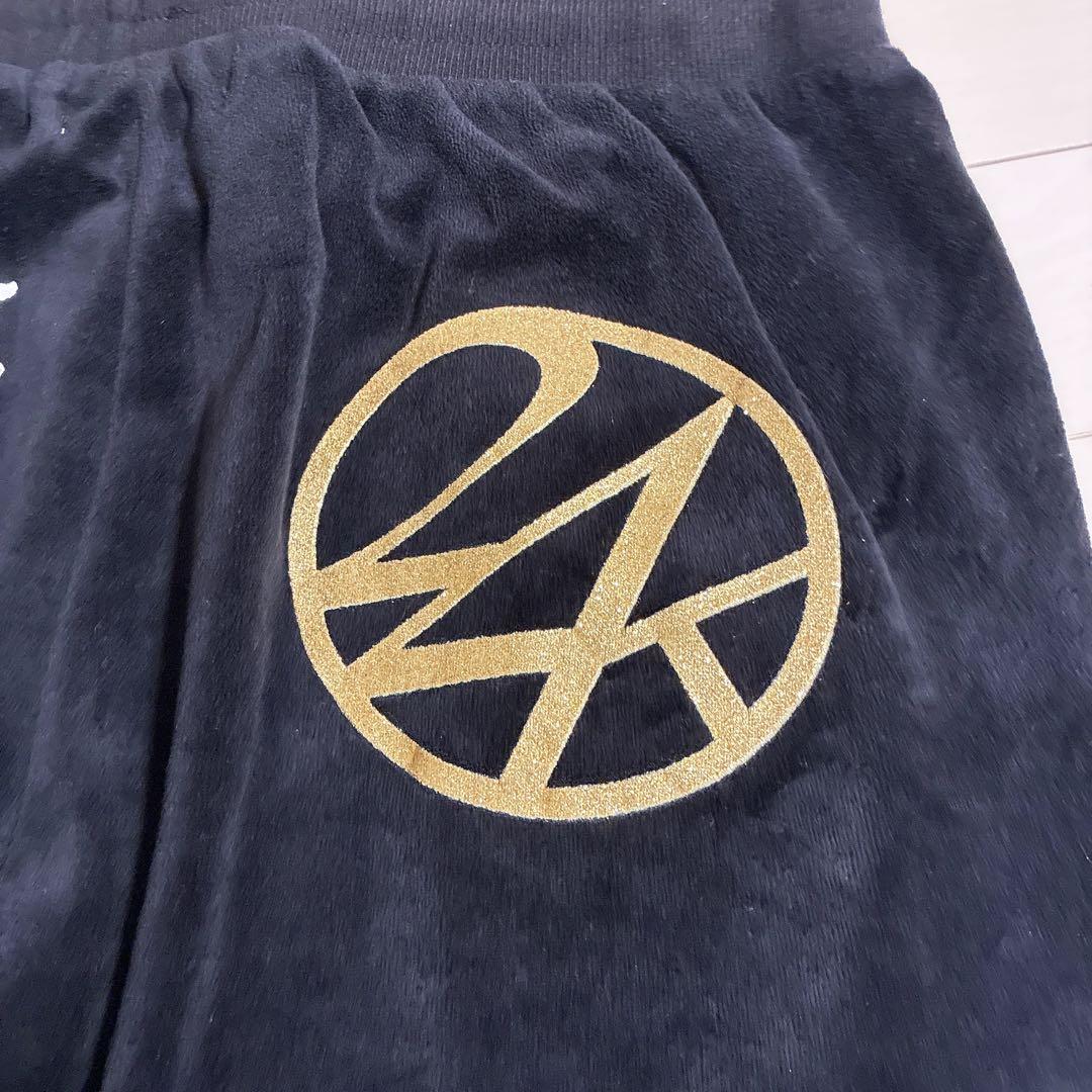 24karats EXILE ファイヤーパターン ベロアジャージ セットアップ