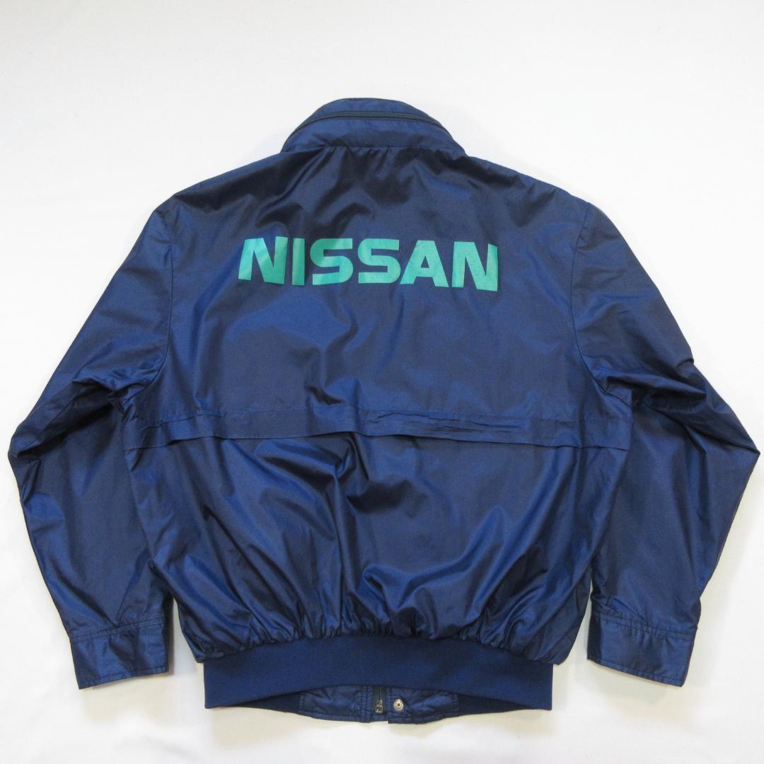 荻*明様 当時物　NISSAN HITEQ　ニッサン　ナイロンジャケット　表記サ
