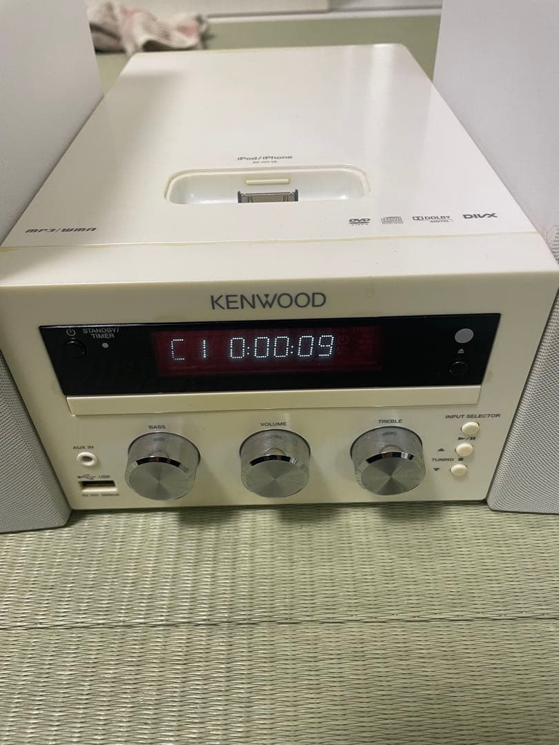 Kenwood　RD-M616　ミニコンポ 　DVD再生　ホワイト　即日発送！