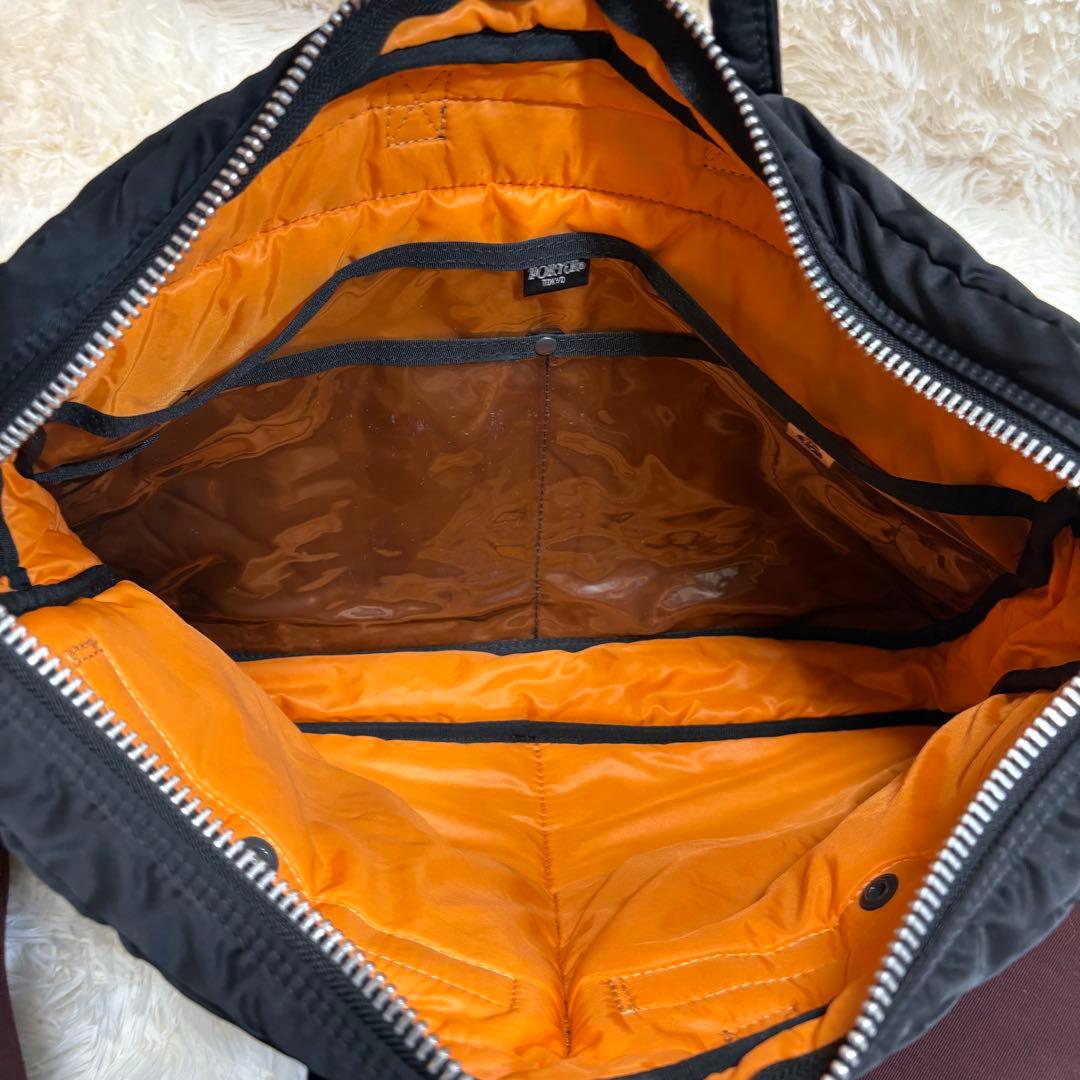 【美品】ポーター タンカー 廃盤 希少 ブリーフケース A4収納可能 ブラック