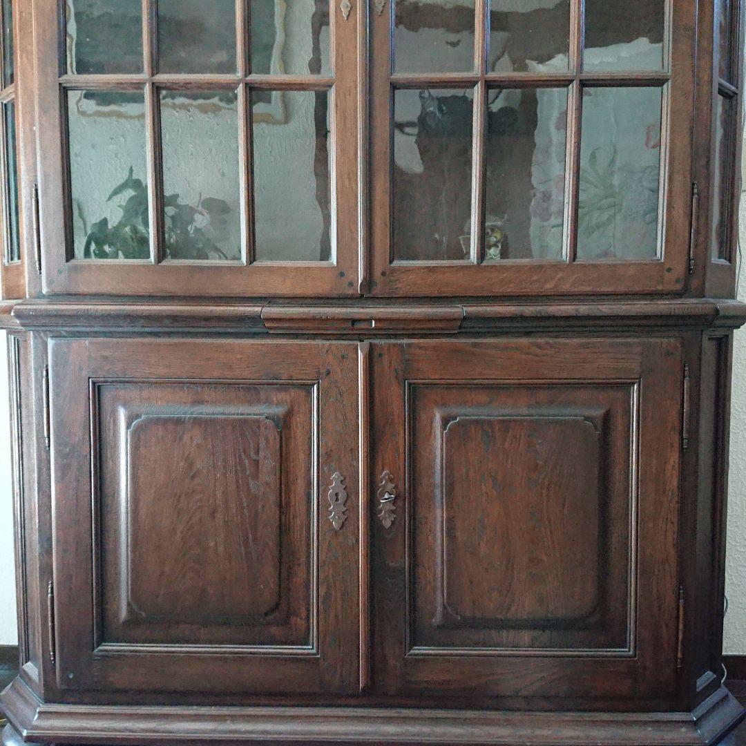 アンティーク家具 カップボード 本棚 キャビネット