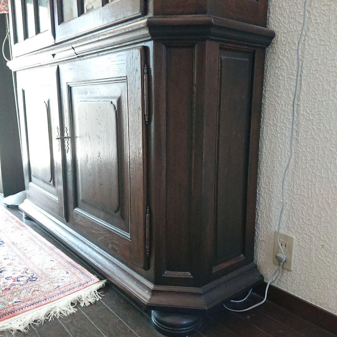アンティーク家具 カップボード 本棚 キャビネット