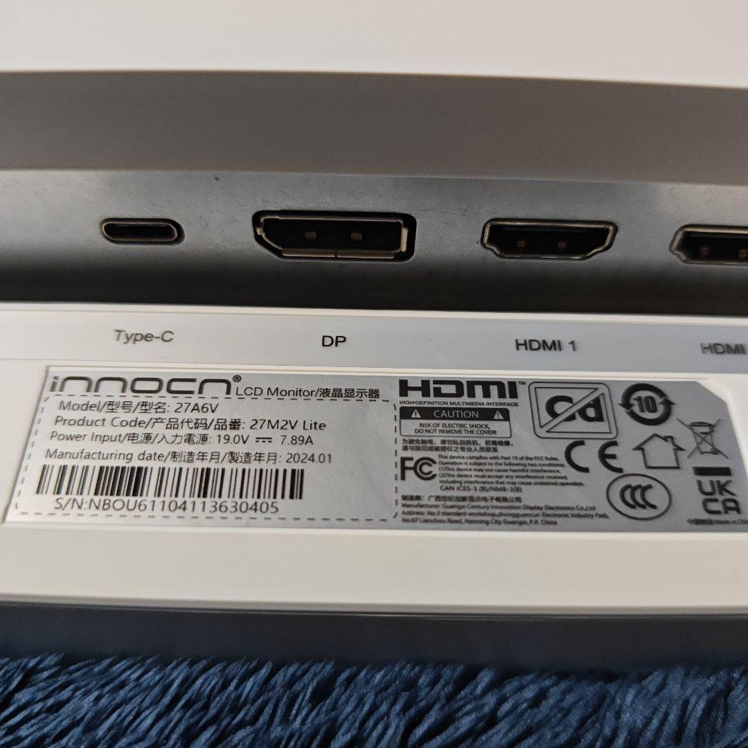<中古良品> INNOCN 27M2V Lite