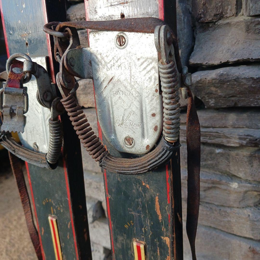 アンティーク　スキー・ストックセット　KANDAHAR　FISCHER