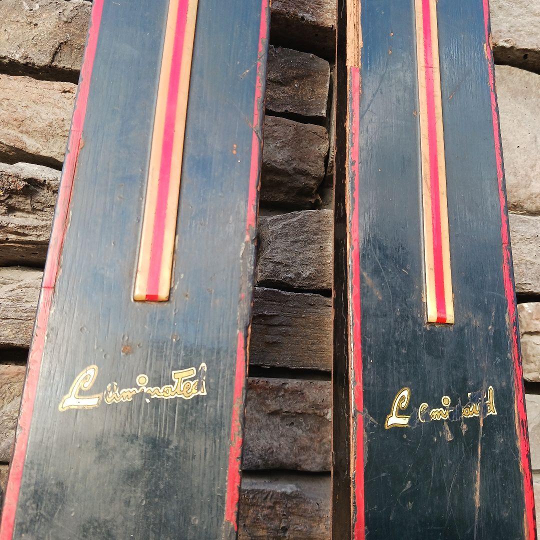 アンティーク　スキー・ストックセット　KANDAHAR　FISCHER