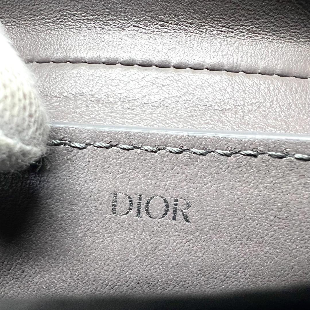 ✨極美品＆超人気品‼️✨ ディオール サドル キーホルダー ポーチ グレーカラー