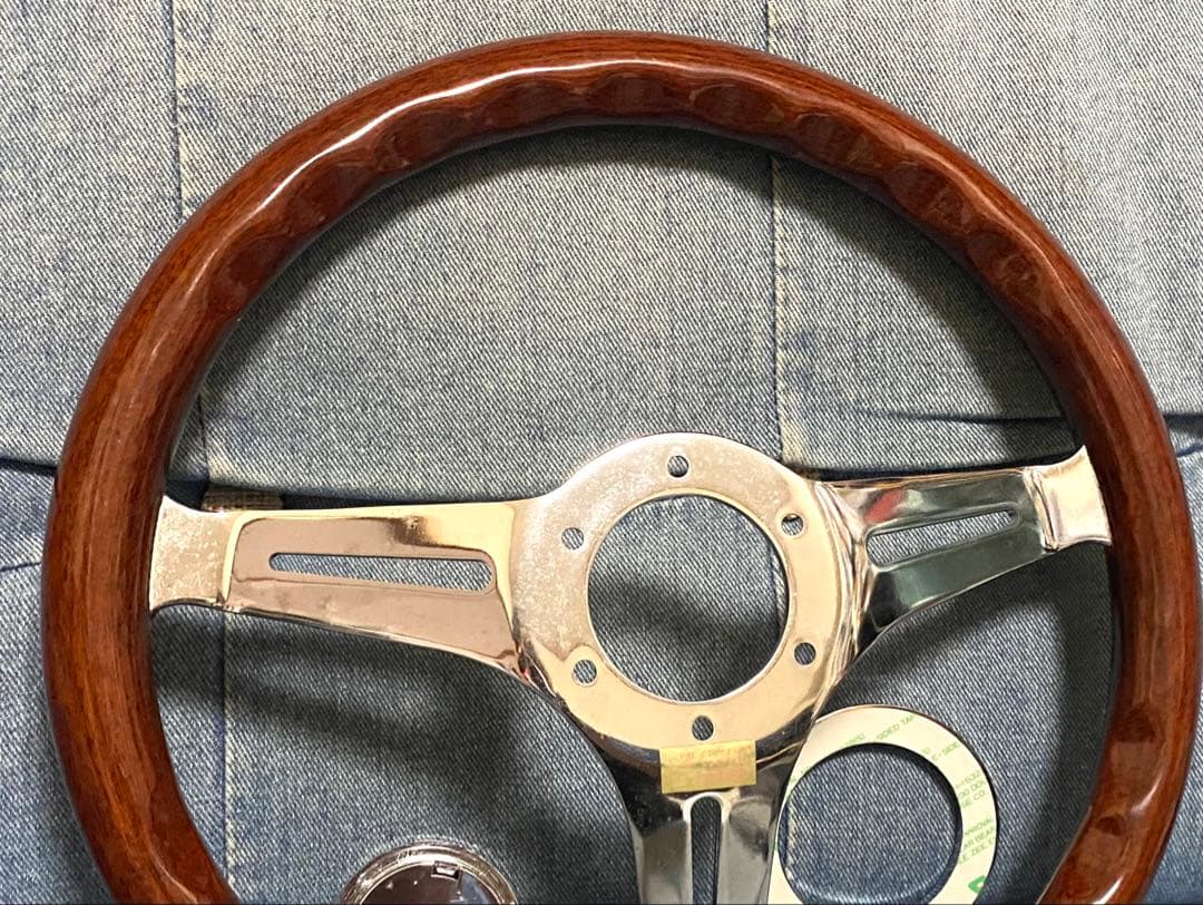 M'sport ウッドステアリング　350mm 即納◎