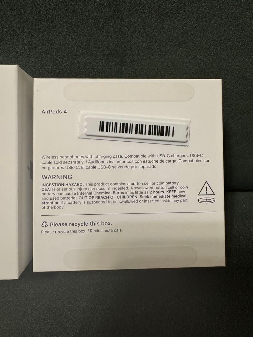 Jin　AirPods4 ノイズキャンセリングなし