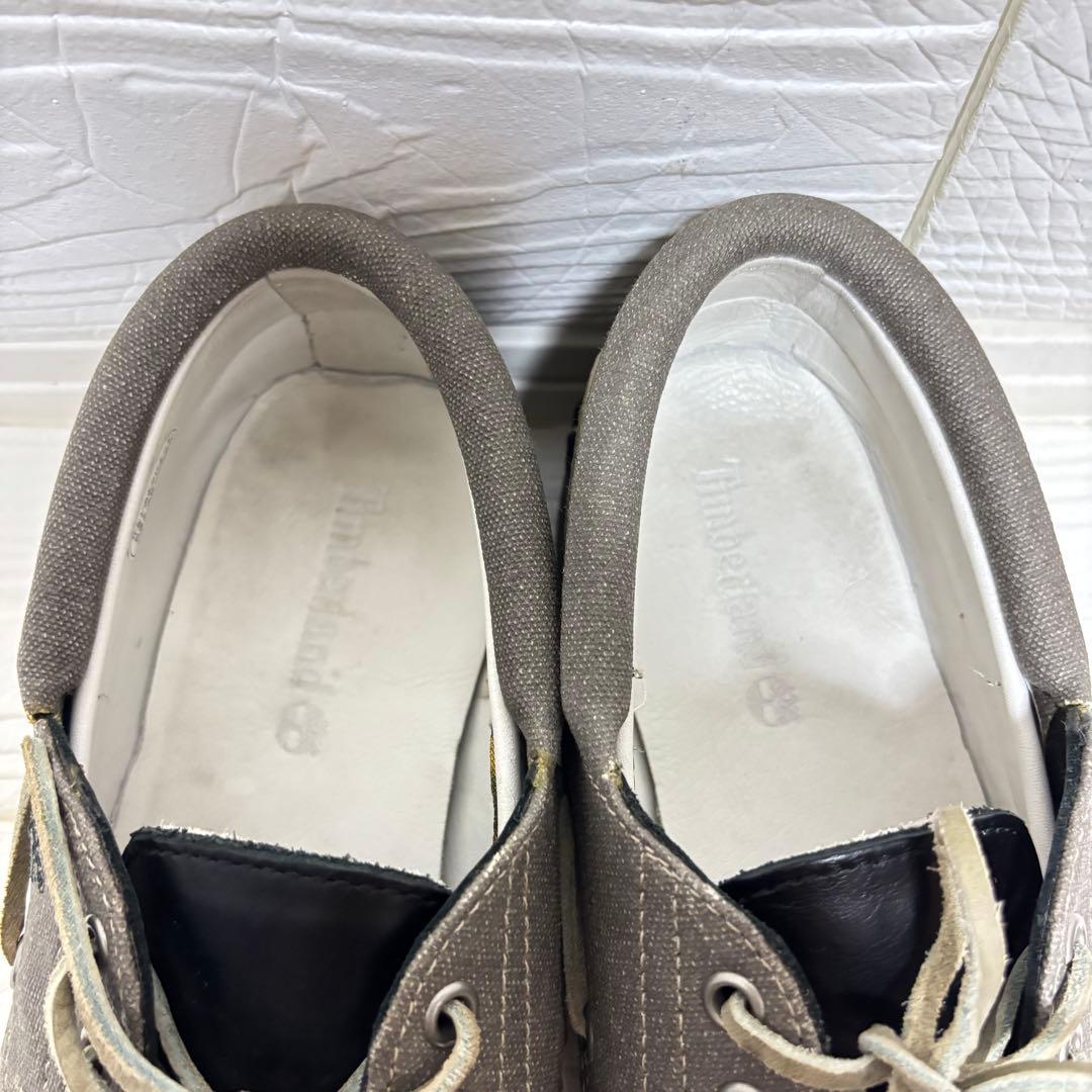 【アッパー美品】ティンバーランド 3eye ブラック 7W デッキシューズ