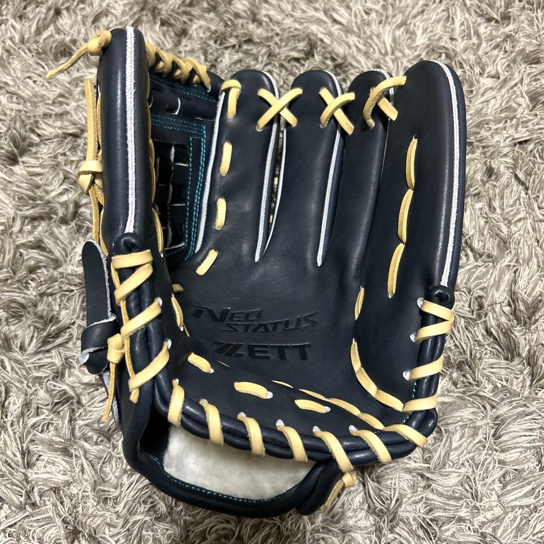 【未使用品】ZETT ゼット ネオステイタス 硬式 内野手用グラブ 源田モデル
