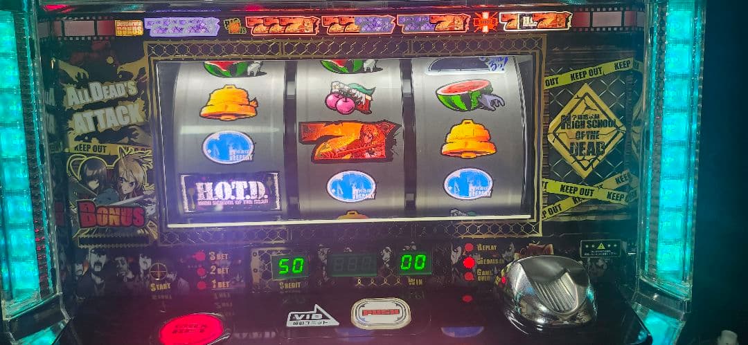 値下げ中【送料込・設定7基盤・不要機付】HOTDハイスクール・オブ・ザ・デッド