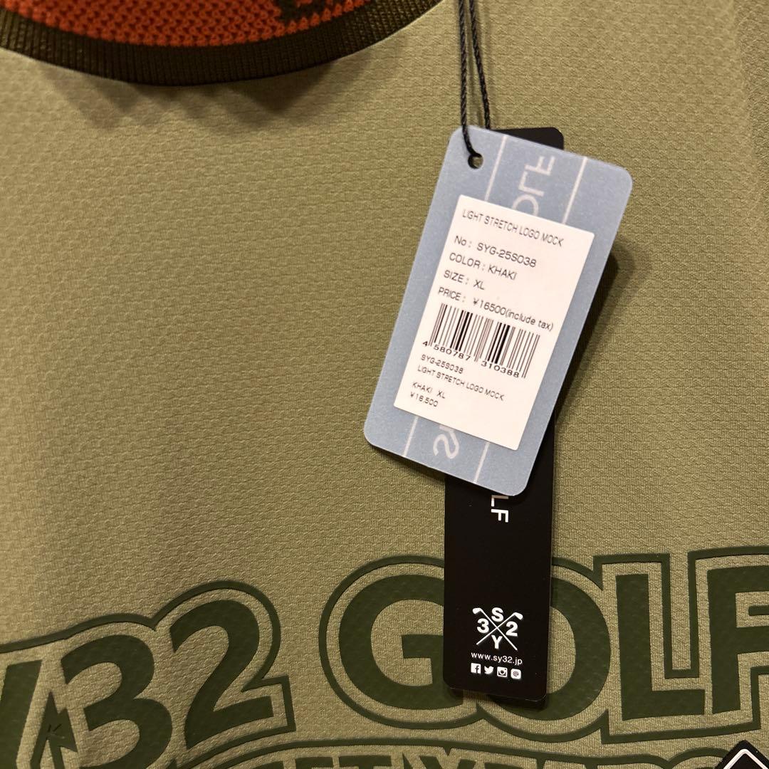 SY32 BY SWEET YEARS GOLF モックネックシャツ