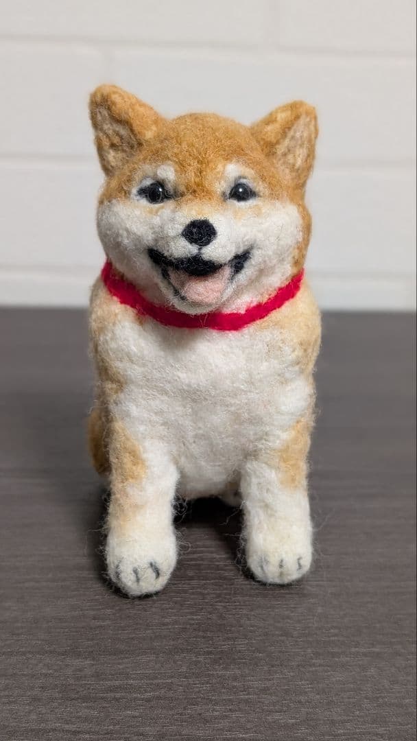 柴犬　羊毛　羊毛フェルト　ハンドメイド　ハスキー
