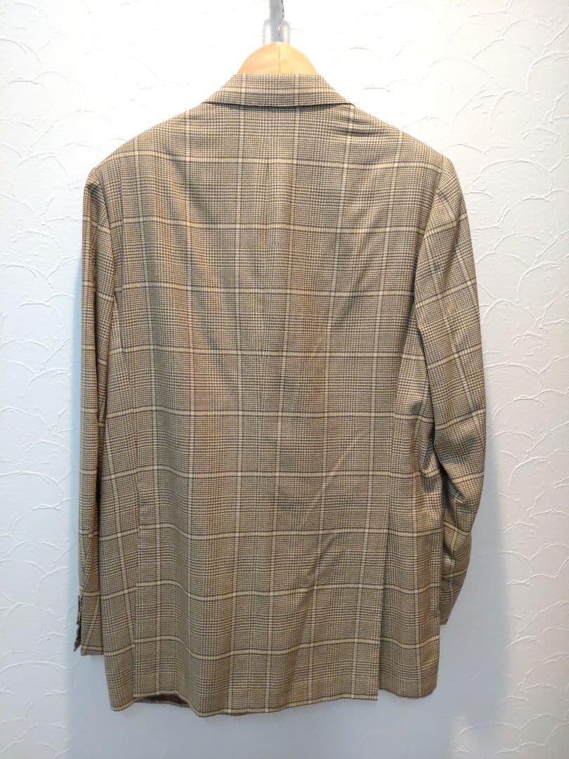 新品　美品　Kitonキートン　カシミア100% ジャケット　ギンガムチェック