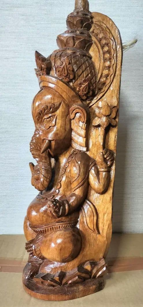ガネーシャ 木像 ネパール製