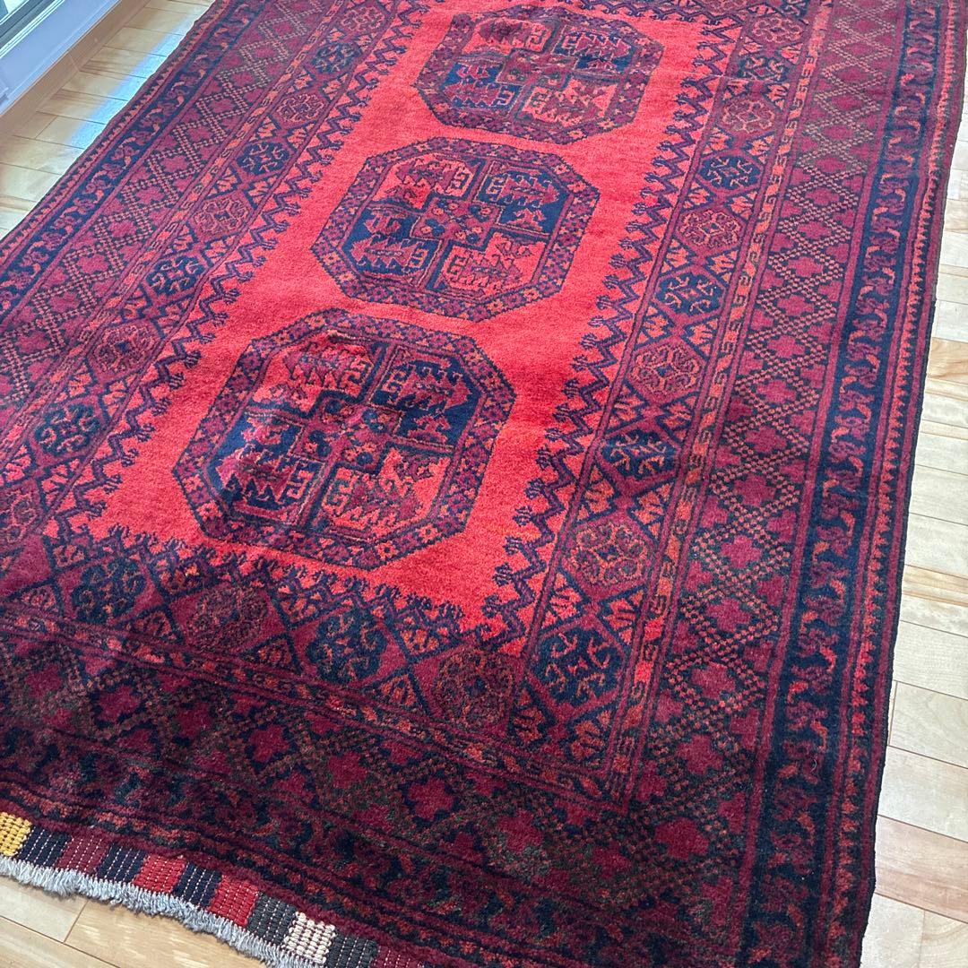 エルサリトルクメン絨毯　約204✖️144㎝