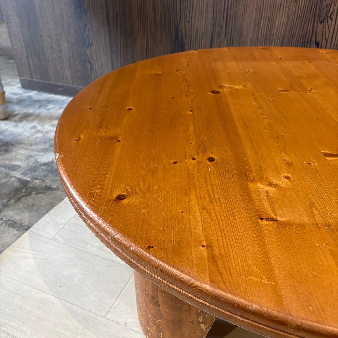 無垢材 コーヒーテーブル センターテーブル ちゃぶ台 サークル